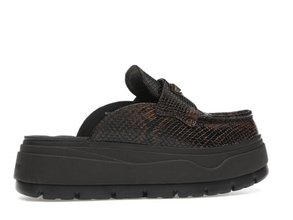 Jordan Mule Croc Velvet Brown (Women's)