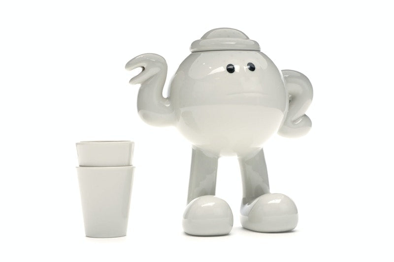 James Jarvis Glazed Porcelain Teapot White