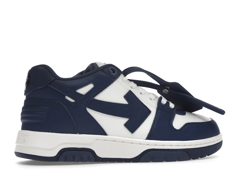 OFF-WHITE Out Of Office "OOO" Low Tops Dark Blue White