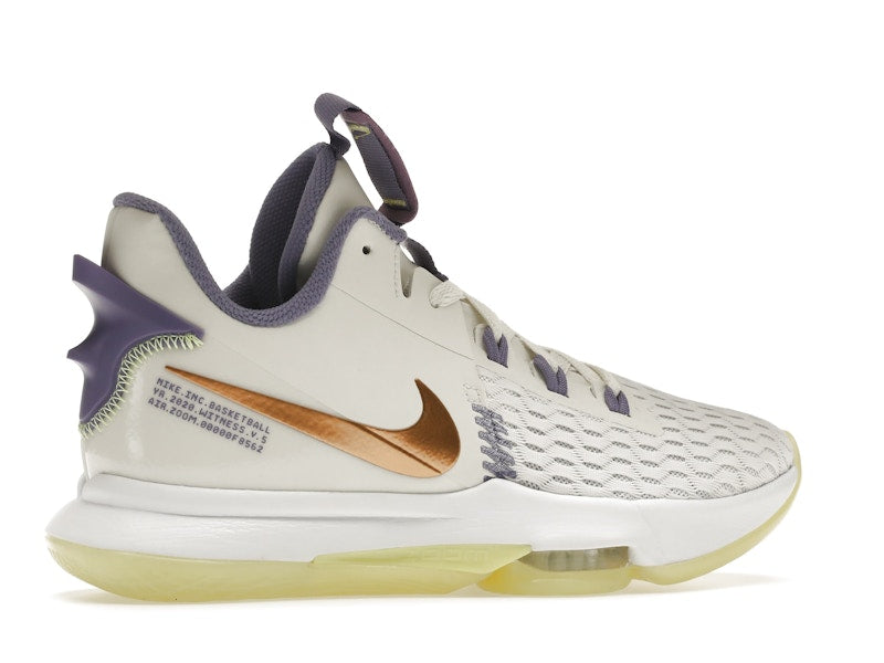 Nike LeBron Witness 5 Summit White Metallic Bronze