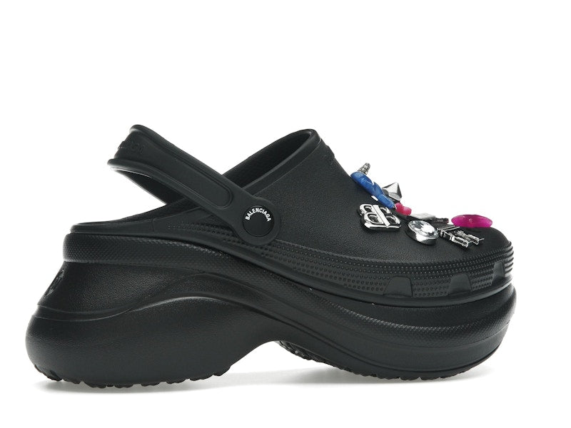 Balenciaga x Crocs Mule Black Multicolor Jibbitz (Women's)