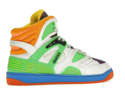 Gucci Basket White Demetra Green Purple Orange Blue