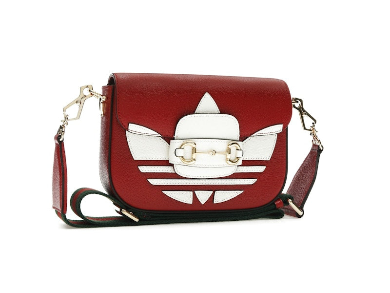 Gucci x adidas Horsebit 1955 Shoulder Bag Red