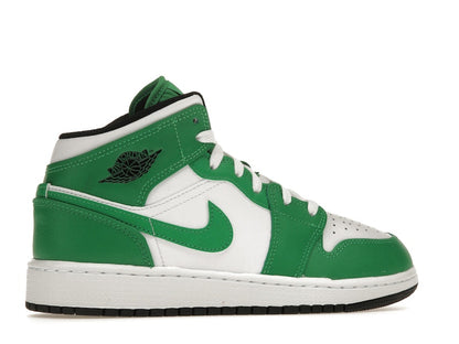 Jordan 1 Mid Lucky Green (GS)
