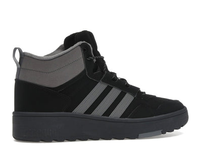 adidas Hoops 4.0 Mid Black Grey Four