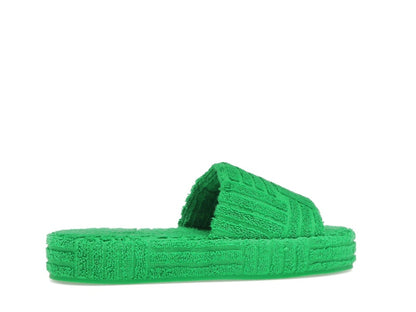 Bottega Veneta Resort Sponge Slide Grass (Womens)