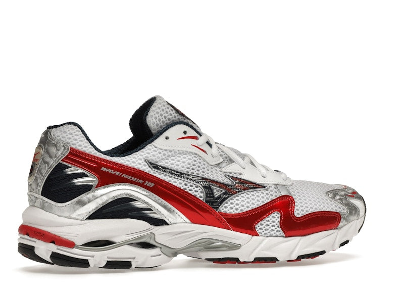 Mizuno Wave Rider 10 OG White Blue Red (2020)