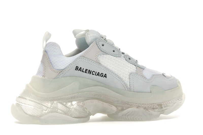 Balenciaga Triple S White Clear Sole (Women's)