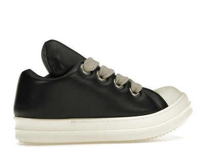 Rick Owens Jumbo Lace Padded Sneaks Low Black Milk