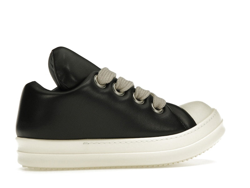 Rick Owens Jumbo Lace Padded Sneaks Low Black Milk