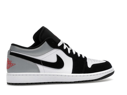 Jordan 1 Low SE White Fire Red Black Matte Silver