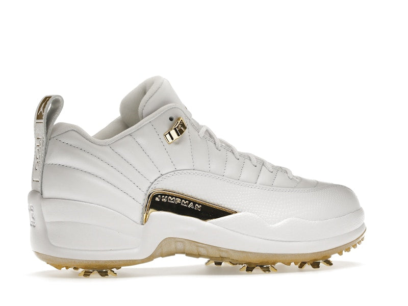 Jordan 12 Golf Metallic Gold