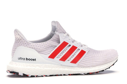 adidas Ultra Boost 4.0 Cloud White Active Red