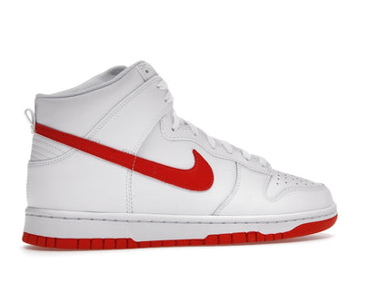 Nike Dunk High White Picante Red