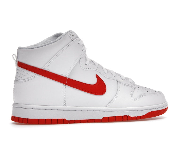 Nike Dunk High White Picante Red