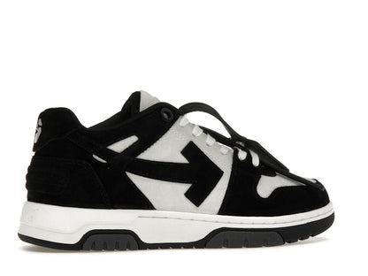 OFF-WHITE Out Of Office OOO Low Tops White Black Suede