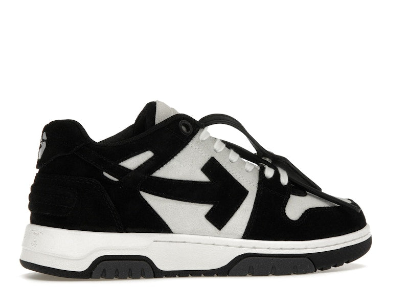 OFF-WHITE Out Of Office OOO Low Tops White Black Suede