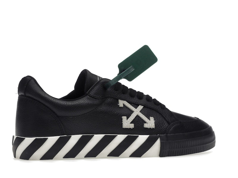 OFF-WHITE Vulc Low Leather Black White SS22