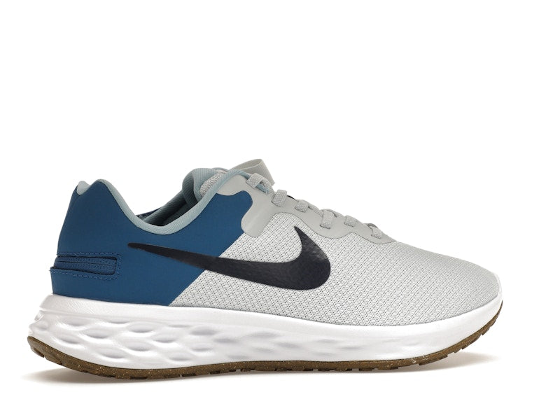 Nike Revolution 6 FlyEase Next Nature Pure Platinum Dark Marina Blue