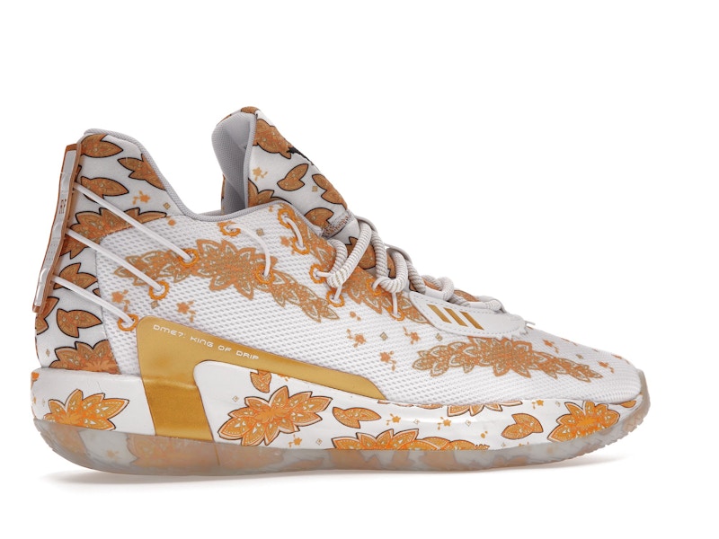 adidas Dame 7 Ric Flair White
