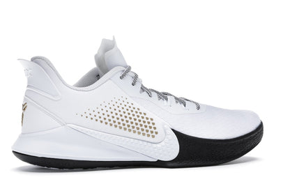 Nike Mamba Fury White Metallic Gold