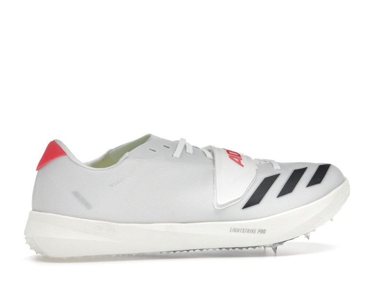 adidas Adizero TJ/PV Track and Field Cloud White Core Black Lucid Red