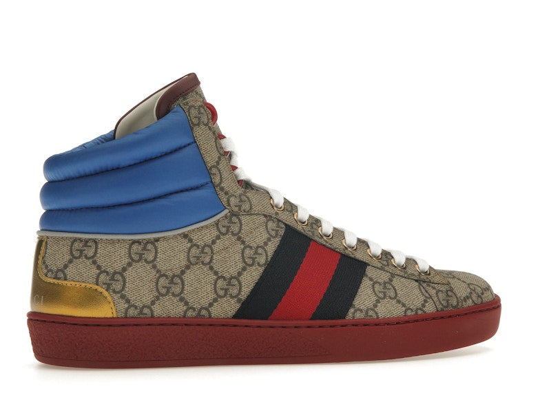 Gucci Ace GG High Top Beige Ebony