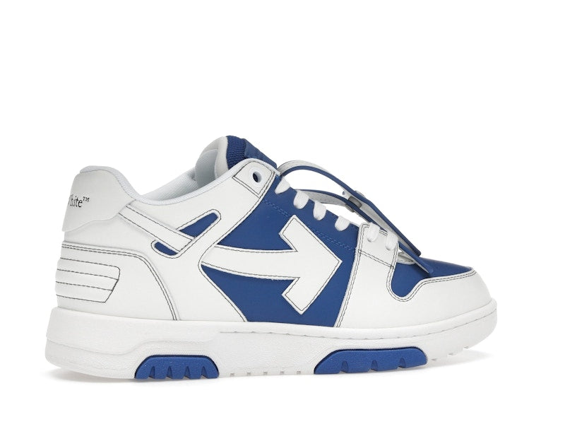OFF-WHITE Out Of Office OOO Low Tops White Dark Blue