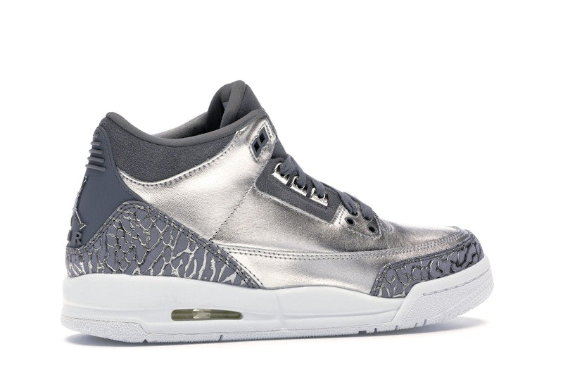 Jordan 3 Retro Premium Heiress Metallic Silver (GS)