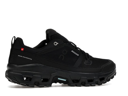 On Running Cloudrock Low Waterproof All Black