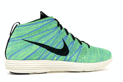 Nike Lunar Flyknit Chukka Blue Glow Volt