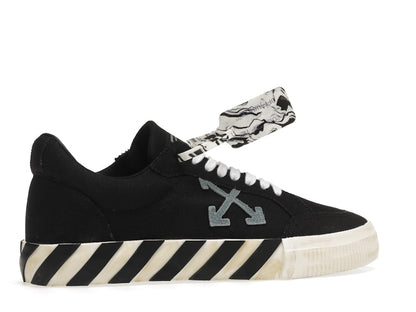 OFF-WHITE Vulc Low Black Light Blue Arrow