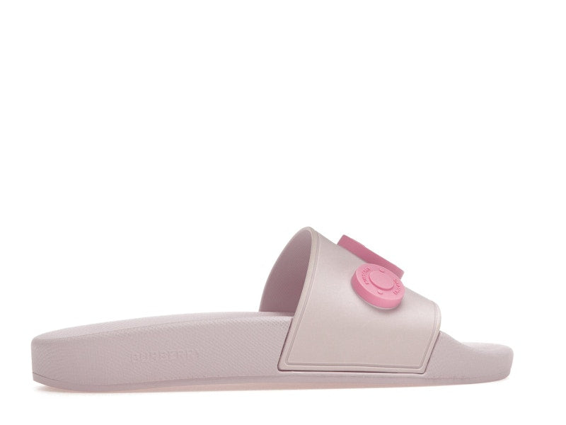 Burberry Logo Graphic Rubber Slide Pale Candy Pink (Women's)