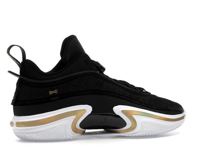 Jordan 36 Low PF Black Gold (White Sole)