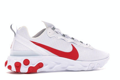 Nike React Element 55 White Red