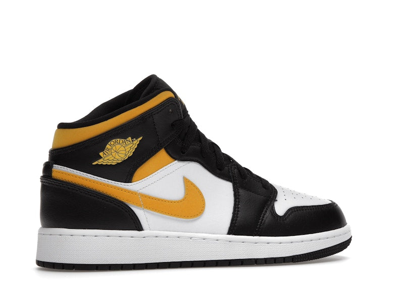 Jordan 1 Mid White Pollen Black (GS)