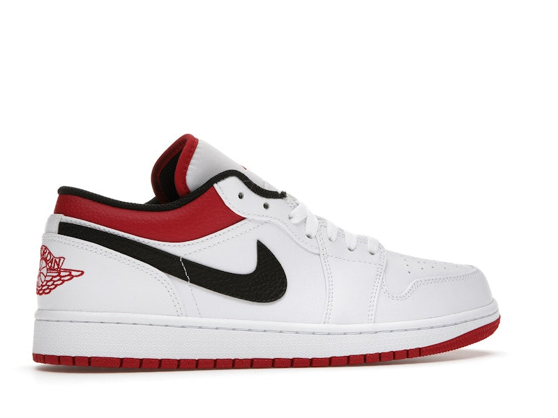 Jordan 1 Low White University Red Black