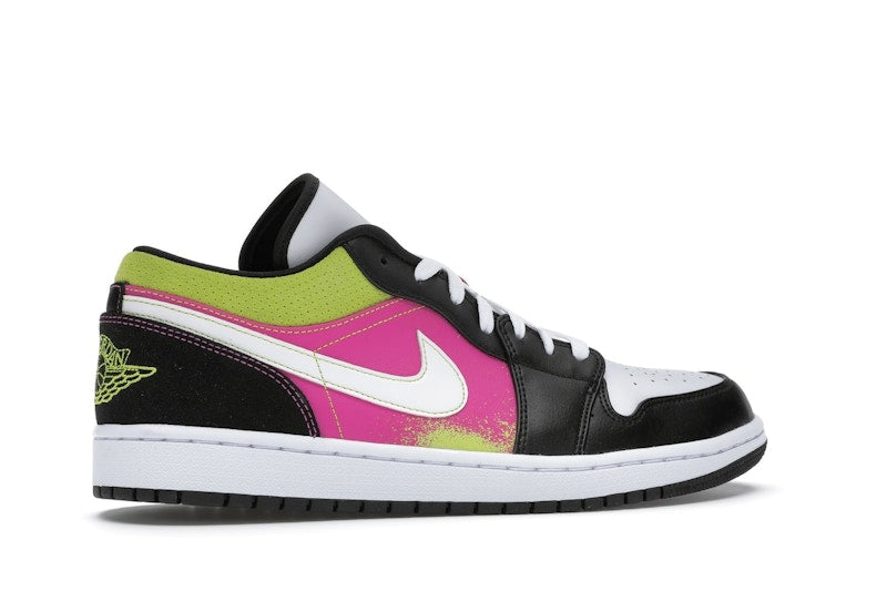 Jordan 1 Low Black Active Fuchsia Cyber