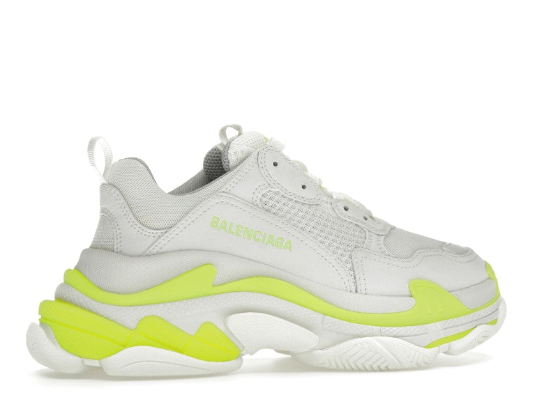 Balenciaga Triple S White Fluo Yellow (Women's)