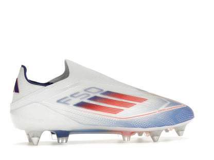 adidas F50 Elite Laceless SG Cloud White Solar Red Lucid Blue