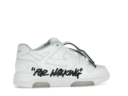 OFF-WHITE Out Of Office OOO Low Tops For Walking White Black (Women's)