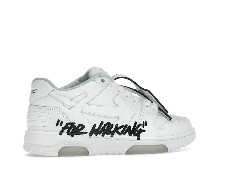 OFF-WHITE Out Of Office OOO Low Tops For Walking White Black (Women's)