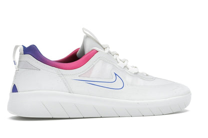 Nike SB Nyjah Free 2 Summit White Pink Blast Racer Blue