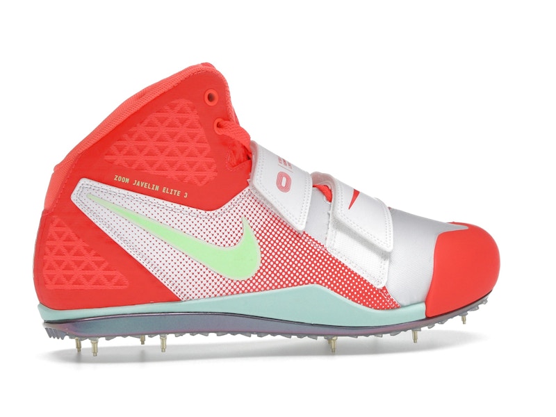 Nike Zoom Javelin Elite 3 White Hyper Orange Lime Blast Bright Crimson