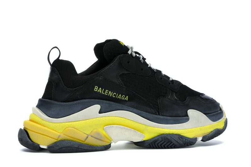 Balenciaga Triple S Black Yellow (Women's)