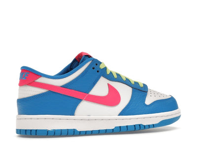 Nike Dunk Low Photo Blue White Light Lemon Twist Hyper Pink (GS)