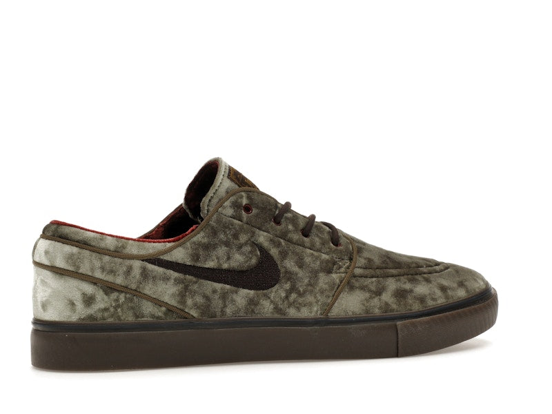 Nike SB Zoom Janoski OG+ SE Medium Olive Baroque Brown Dark Team Red Velvet Brown
