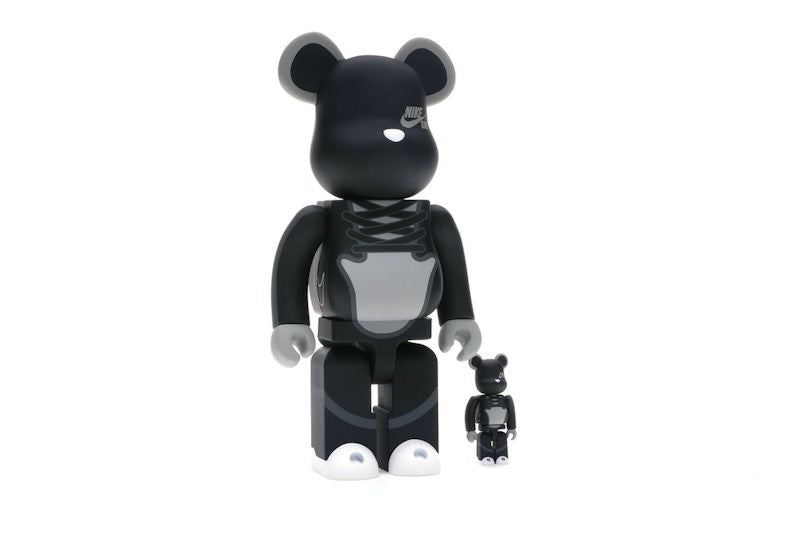 Bearbrick Nike SB 100% & 400% Set Black