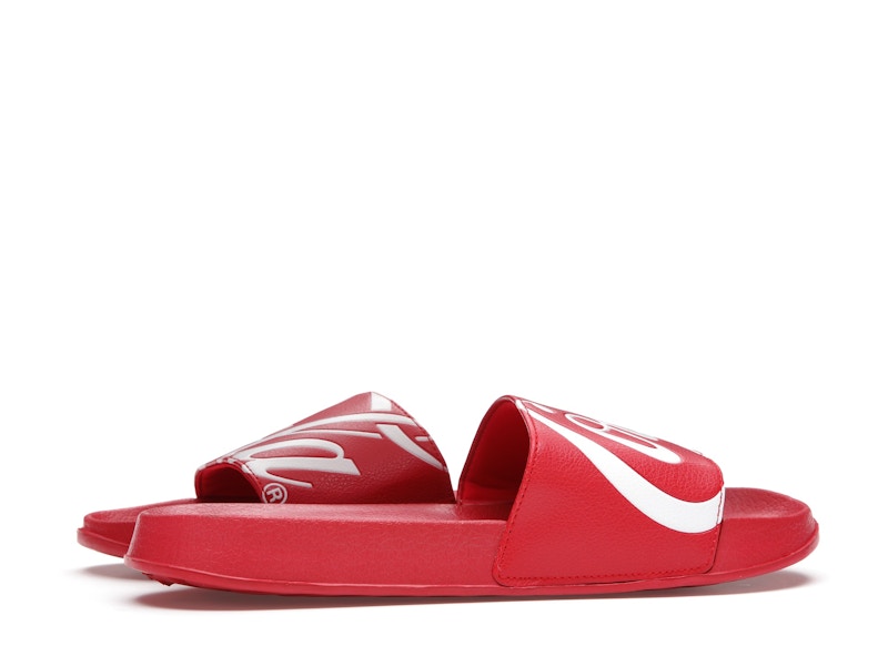 Kith Logo Slides Coca Cola Red