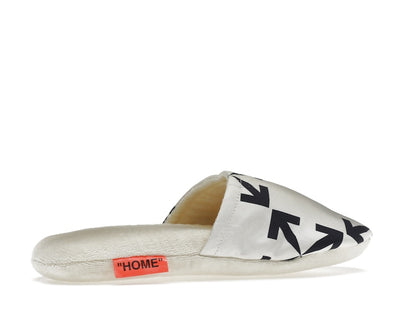 OFF-WHITE Arrow Pattern Slippers White/Black